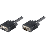 Microconnect MONGH10B cavo VGA 10 m VGA D-Sub Nero (FullHD SVGA HD15 Extension 10m - Extension cable Black - Resolution