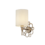 Maytoni Applique Contemporanea Anna Metallo Colore Oro 1 Luce Diffosore In Pvc Crema