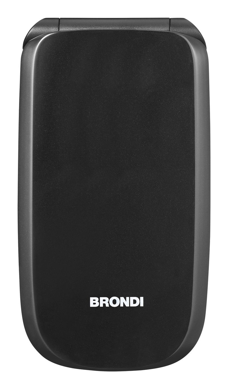 Brondi-Cellulare-Clamshell-Nero-Metal