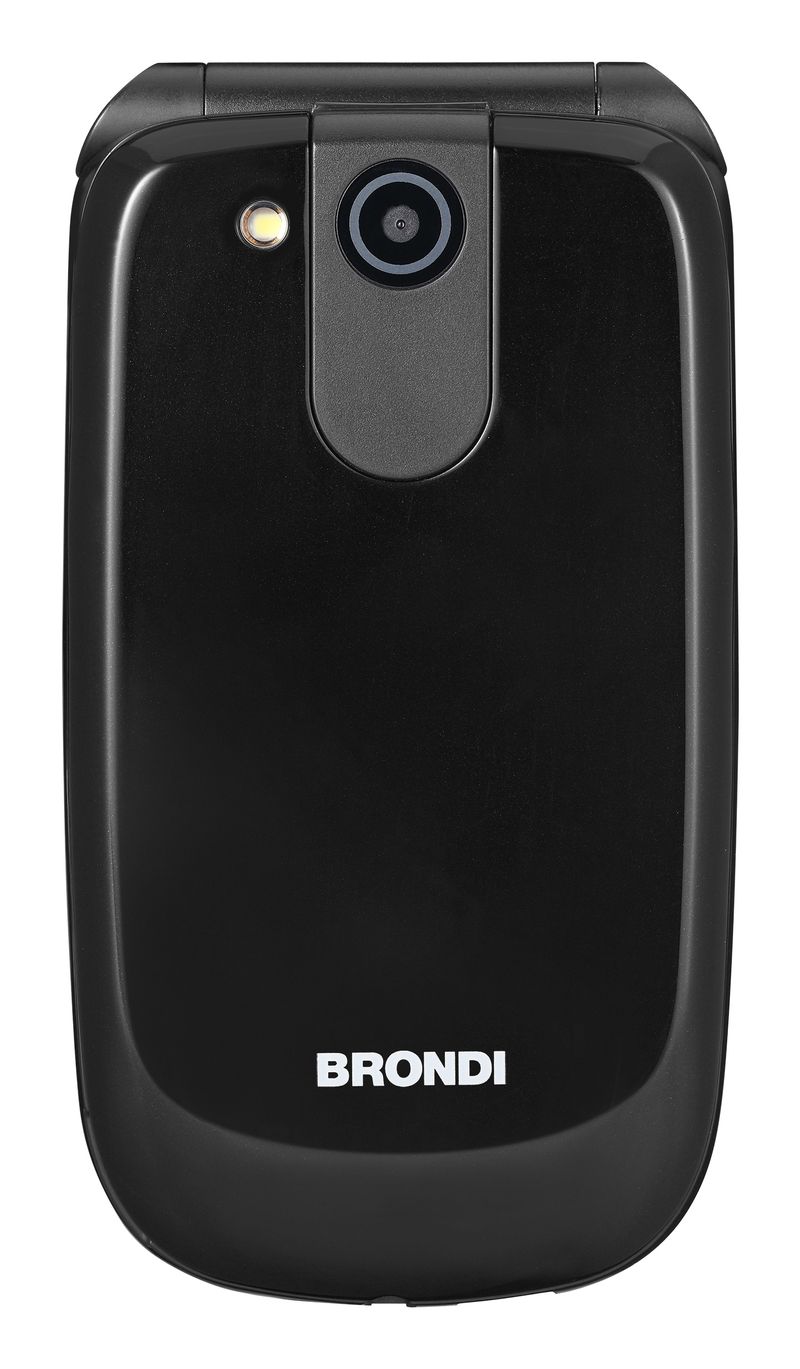 Brondi-Cellulare-Clamshell-Nero-Metal