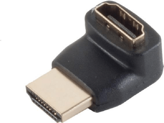 Adattatore-per-connettivita-massima-S-CONN-da-HDMI-maschio-a-HDMI-femmina-design-ad-angolo-uscita-verso-l-alto-contatti-