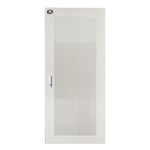 Link Porta Metallo Traforata Con Serratura Per Armadio Link 27U 600 Mm Grigio