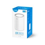 Cudy-M1800-1-Pack-Dual-band--2.4-GHz-5-GHz--Wi-Fi-6--802.11ax--Bianco-Interno