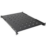 Link Ripiano Per Armadio Rack 19 Allungabile 650 Mm Con 4 Agganci Nero