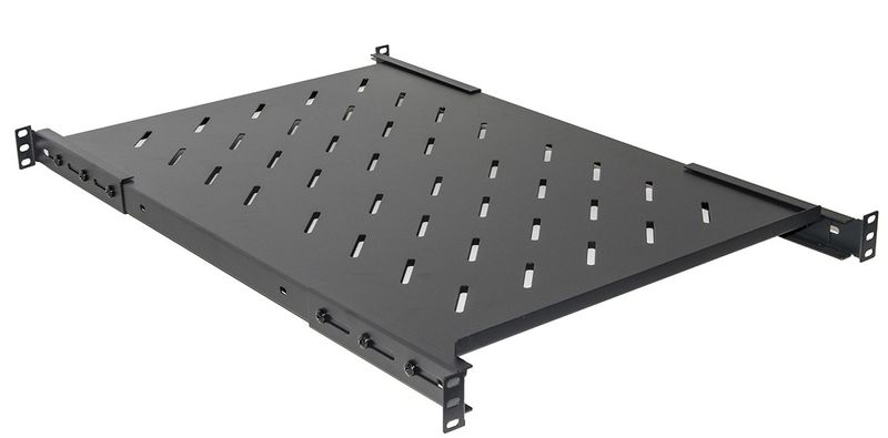 Ripiano-Per-Armadio-Rack-19-Allungabile-650-Mm-Con-4-Agganci-Nero