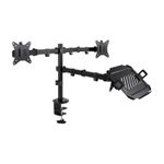 TooQ DB1202TN-B supporto da tavolo per Tv a schermo piatto 81,3 cm (32") Scrivania Nero