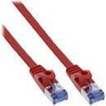 InLine Patch Cable flat, U/FTP, Cat.6A, rosso, 3m