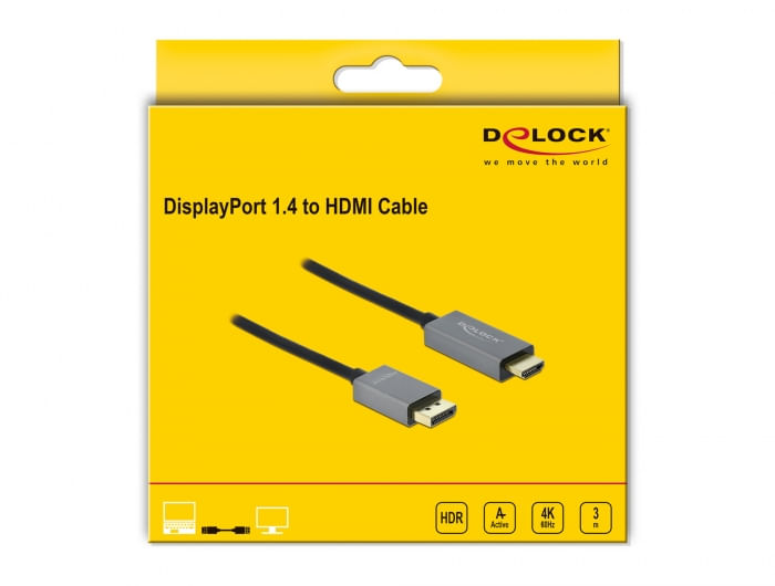 Delock-Cavo-attivo-da-DisplayPort-1.4-a-HDMI-4K-60Hz--HDR--3m