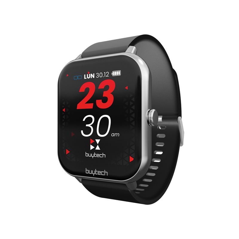 Smartwatch-Buytech-183Color-Water-Proof-Silver-Silicon