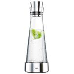 EMSA 515675 caraffa, brocca e bottiglia 1 L Acciaio inox, Trasparente