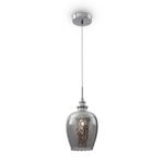 Lampadario-A-Sospensione-Moderno-Blues-Metallo-Argento-Vetro-1-Luce-E14-40W