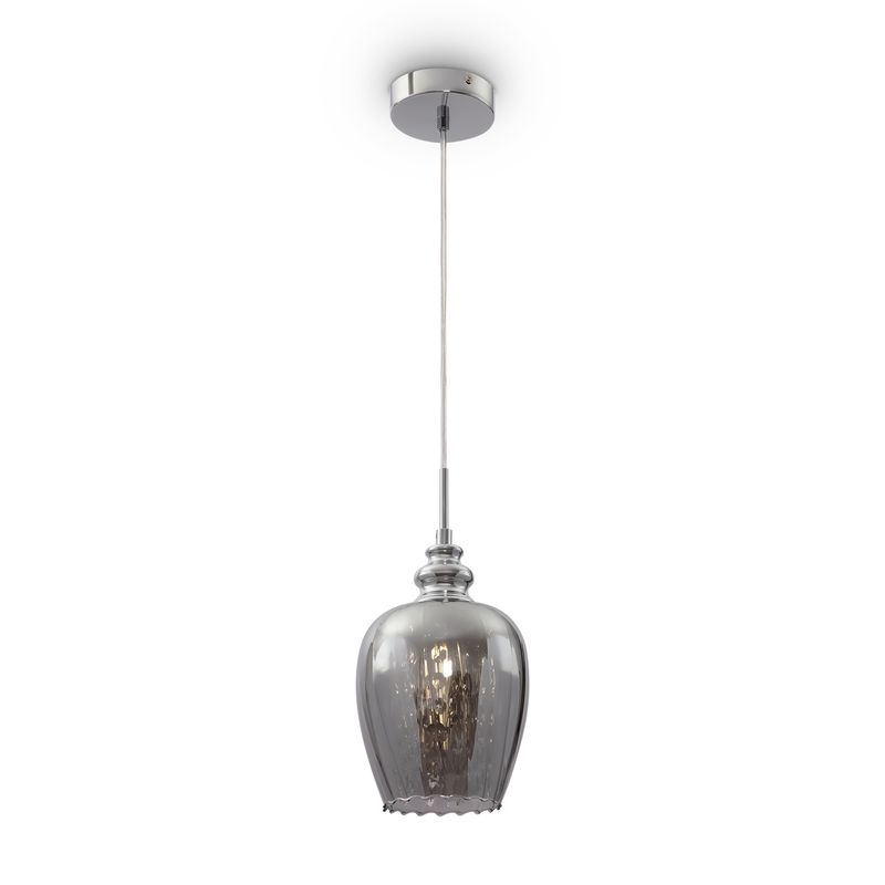 Lampadario-A-Sospensione-Moderno-Blues-Metallo-Argento-Vetro-1-Luce-E14-40W