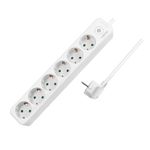 LogiLink LPS247 prolunghe e multiple 1,5 m 6 presa(e) AC Interno Bianco