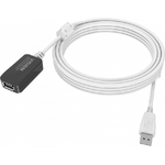 Vision Techconnect - Cavo prolunga USB - Da USB (W) a USB (M) - USB 2.0 - 5 m - attivo - bianco