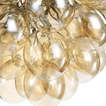 Lampadario-Contemporaneo-Baldo-Metallo-Nichel-8-Luci-Diffusori-Cognac