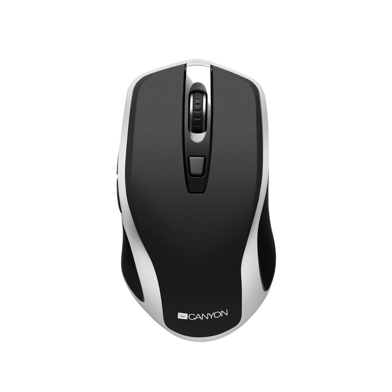 Canyon-MW-19-mouse-Ambidestro-RF-Wireless--USB-Type-A-Ottico-1600-DPI--Canyon-Rechargeable-Wireless-Mouse-BK-