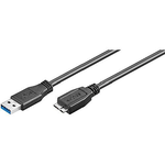 EWENT CAVO USB 3.0 A/MICRO B M/M 18 MT BULK  DOPPIA SCHERMATURA 5GMBIT EC1016