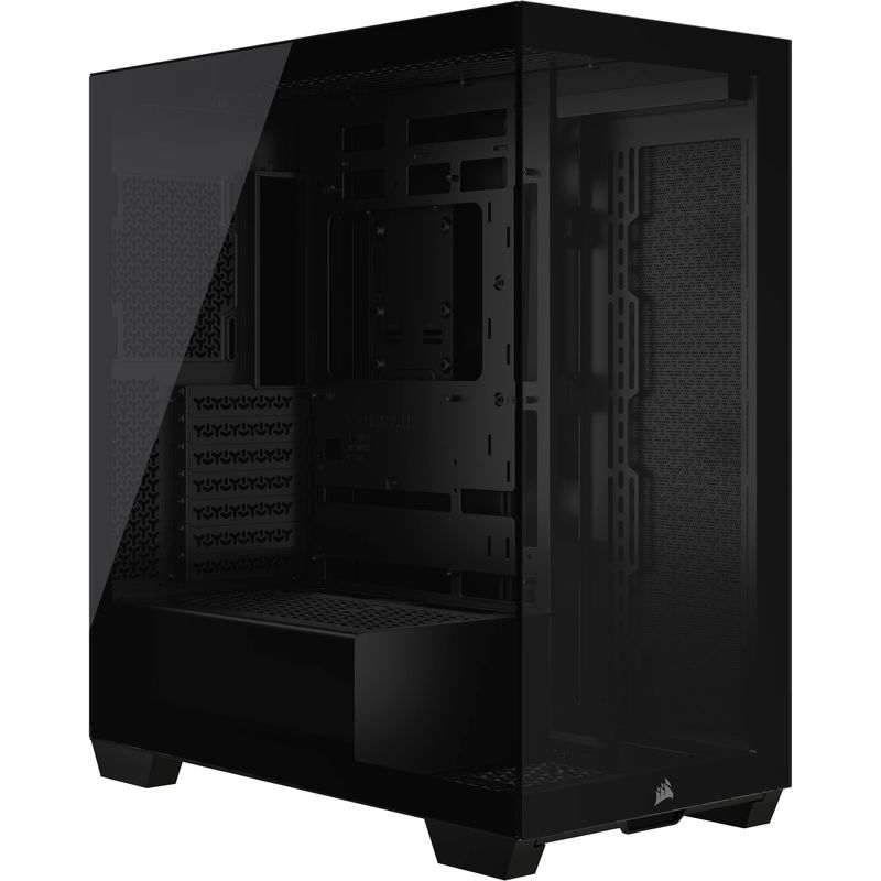 Corsair-3500X-Gaming-Case-w--Glass-Side---Front-E-ATX-No-Fans-USB-C-Asus-BTF-Compatible-Black