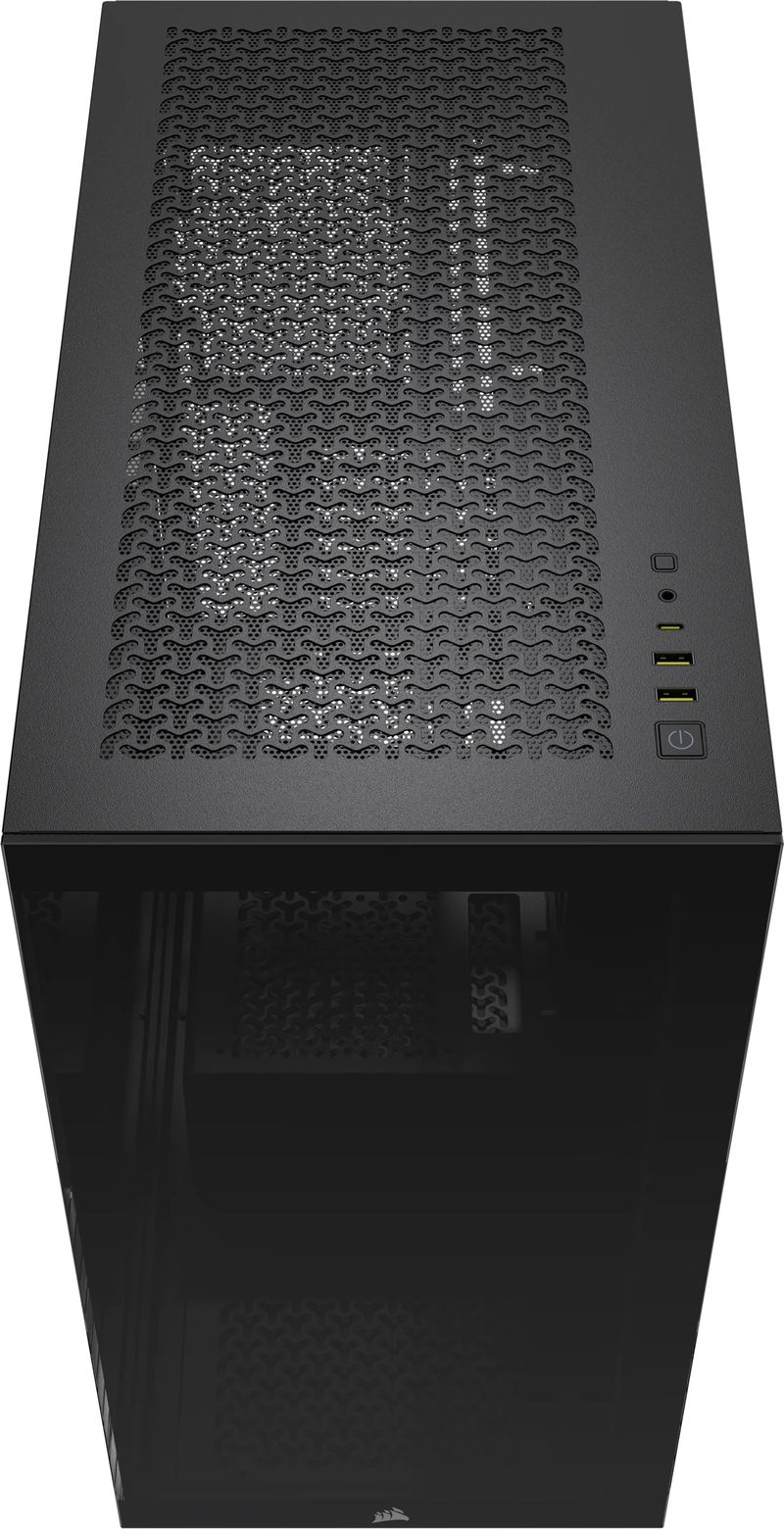 Corsair-3500X-Gaming-Case-w--Glass-Side---Front-E-ATX-No-Fans-USB-C-Asus-BTF-Compatible-Black