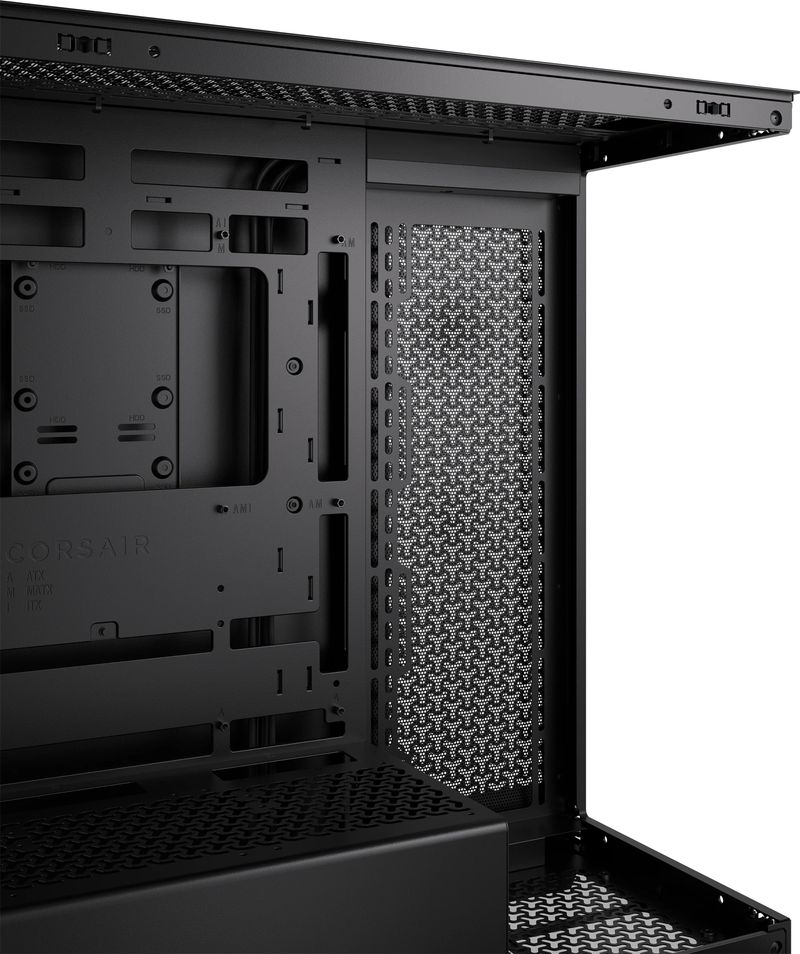 Corsair-3500X-Gaming-Case-w--Glass-Side---Front-E-ATX-No-Fans-USB-C-Asus-BTF-Compatible-Black