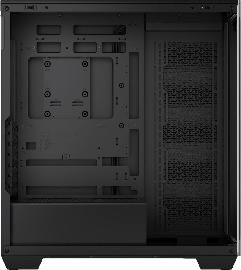 Corsair-3500X-Gaming-Case-w--Glass-Side---Front-E-ATX-No-Fans-USB-C-Asus-BTF-Compatible-Black