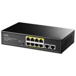 Cudy-FS1010PG-switch-di-rete-Fast-Ethernet--10-100--Supporto-Power-over-Ethernet--PoE--Nero