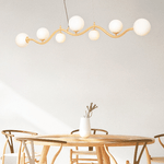 Lampadario-Contemporaneo-Uva-Metallo-Oro-7-Luci-Diffusori-Bianchi