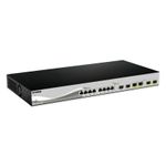 Dlink D-Link DXS-1210-12SC/E switch di rete Gestito L2 10G Ethernet (100/1000/10000) 1U Nero, Argento