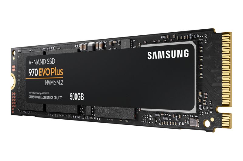 Samsung-MZ-V7S500BW-Hard-disk-SSD-500GB-970-EVO-PLUS-M.2-NVMe-Nero-Arancione