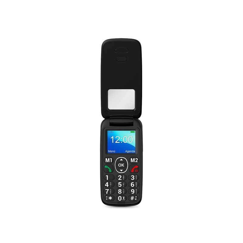 Telefono-cellulare-SPC-Titan-View-con-schermo-da-177---Adatto-per-anziani---Tasti-grandi---Pulsante-SOS---Colore-nero