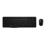 Rapoo X1800S tastiera Mouse incluso Ufficio RF Wireless QWERTZ Tedesco Nero