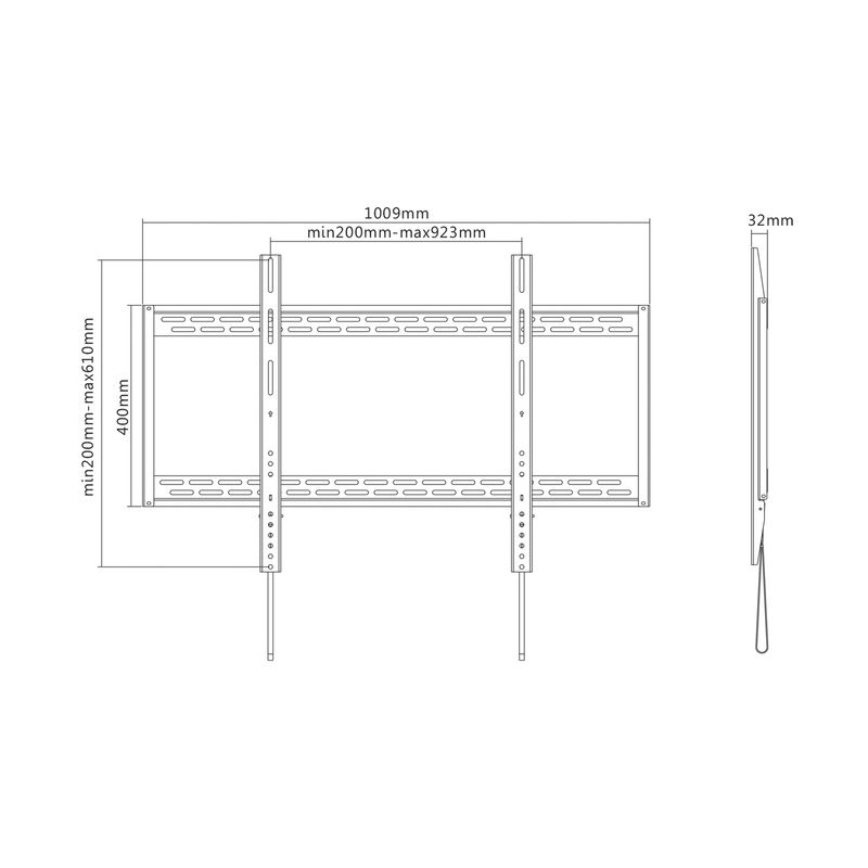 AISENS-WT100F-067-Supporto-TV-a-parete-254-m--100--Nero