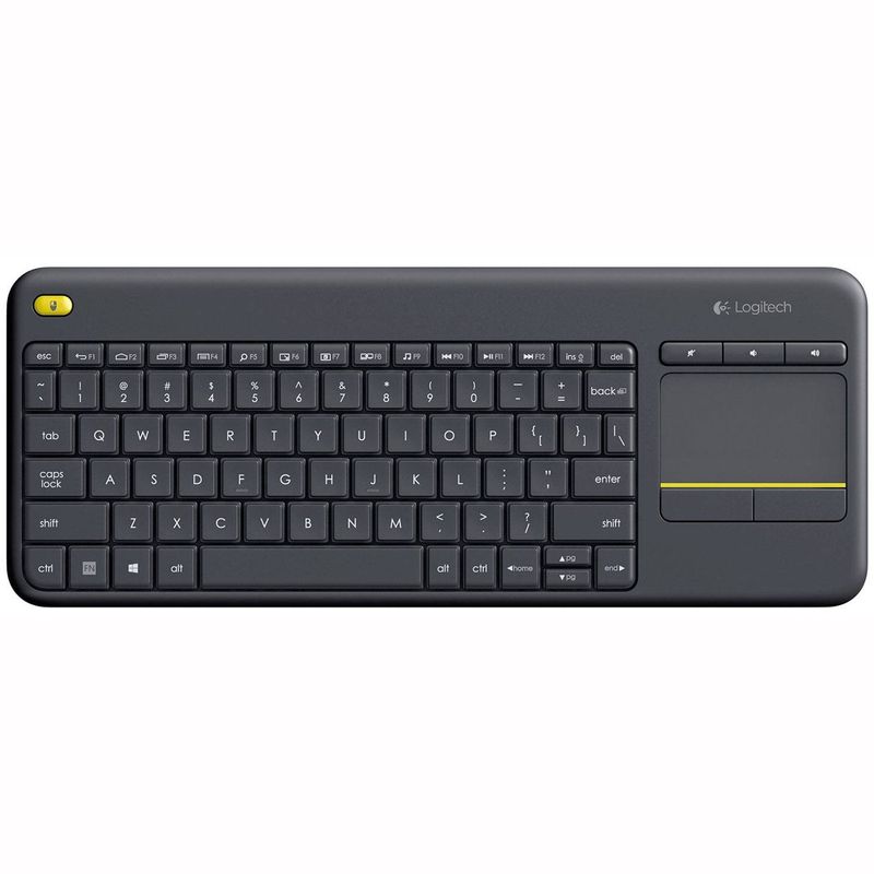 Logitech-K400-Plus-Tv-tastiera-RF-Wireless-QWERTY-Spagnolo-Nero