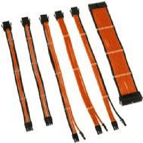 Kolink-COREADEPT-EK-ORN-cavo-di-alimentazione-interno-035-m--Kolink-Core-Adept-Braided-Cable-Extension-Kit---Flame-Orang