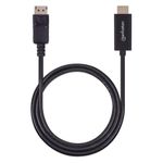 Manhattan-153195-cavo-e-adattatore-video-1-m-DisplayPort-HDMI-Nero--DISPLAYPORT-TO-HDMI-CABLE-1M----4K-60HZ-MALE-MALE-BL