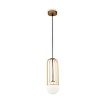 Maytoni Sospensione Contemporanea Telford Piccola In Metallo Oro 1 Luce