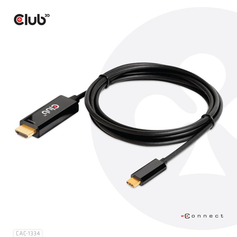 Club3D-Cavo-Hdmi-2.0-To-Usb-C-4K-60Hz-18M-6Ft-M-M