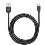 Mobilis 001278 cavo USB 1 m USB A USB C/Lightning Nero