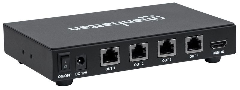 Trasmettitore-splitter-estensibile-HDMI-MANHATTAN-1080p-a-4-porte-Distribuisce-una-sorgente-video-su-quattro-uscite-ampl