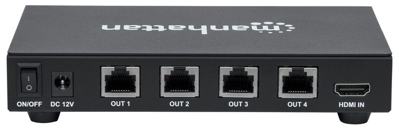 Trasmettitore-splitter-estensibile-HDMI-MANHATTAN-1080p-a-4-porte-Distribuisce-una-sorgente-video-su-quattro-uscite-ampl