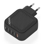 Caricabatterie-Aisens-GAN-100W---3xUSB-C-PD3.0-QC4.0---1xUSB-A-QC3.0