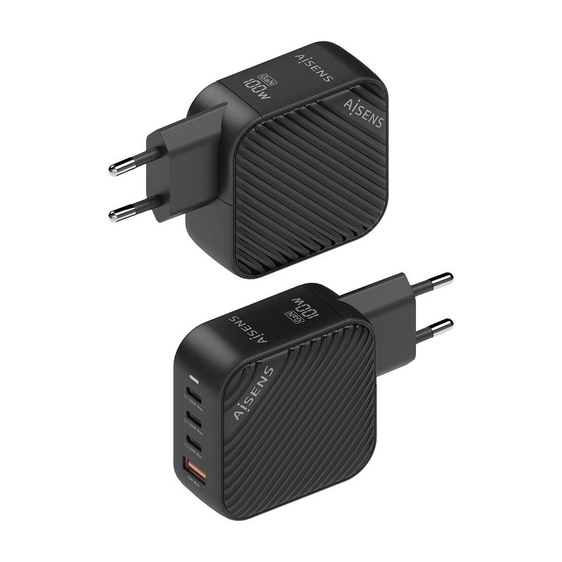 Caricabatterie-Aisens-GAN-100W---3xUSB-C-PD3.0-QC4.0---1xUSB-A-QC3.0