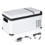 Outsunny-Frigo-Portatile-Elettrico-20L-da-12-Volt-con-Maniglia-e-Schermo-LCD-61x32x28.5cm-Bianco