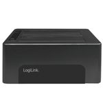 LogiLink-QP0029-docking-station-per-unita-di-archiviazione-USB-3.2-Gen-1--3.1-Gen-1--Type-B-Nero