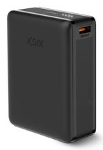 Ksix-Powerbank-Nano-20.000-mAh---Formato-tascabile---Power-Delivery---225-W---Cavo-da-USB-C-a-USB-C---Ricarica-simultanea---Colore-Nero