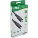 Cavo-USB4---USB-C-ST-ST---PD-240W---8K60Hz---TPE-nero---15m