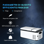 Outsunny-Frigo-Portatile-Elettrico-20L-da-12-Volt-con-Maniglia-e-Schermo-LCD-61x32x28.5cm-Bianco