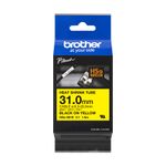 Brother ORIGINALE Brother Nastro Nero su giallo HSe-661E