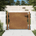 VidaXL Cancello da Giardino 105x80 cm in Acciaio Corten