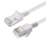 Microconnect V-FTP6A01W-SLIM cavo di rete Bianco 1 m Cat6a U/FTP STP (CAT6A U-FTP Slim LSZH 1m - Network Cable White - W